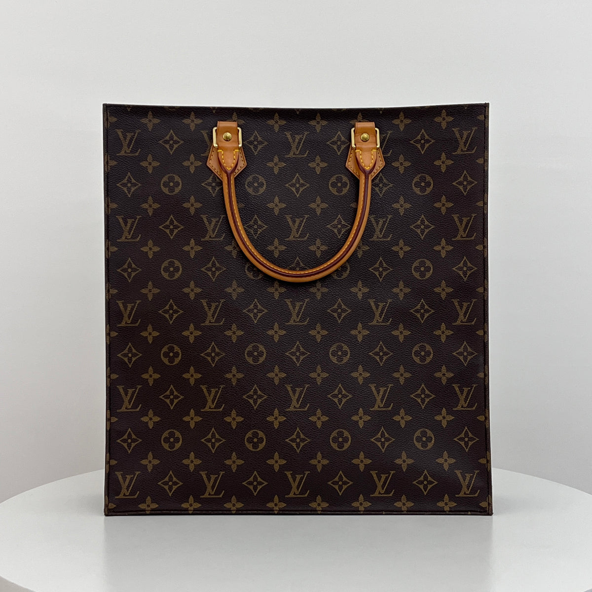 Sac LOUIS VUITTON Sac Plat toile et cuir marron vintage 2002