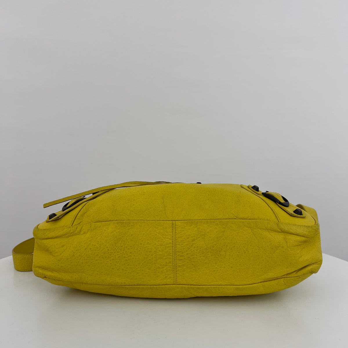 Sac BALENCIAGA The First cuir lisse jaune