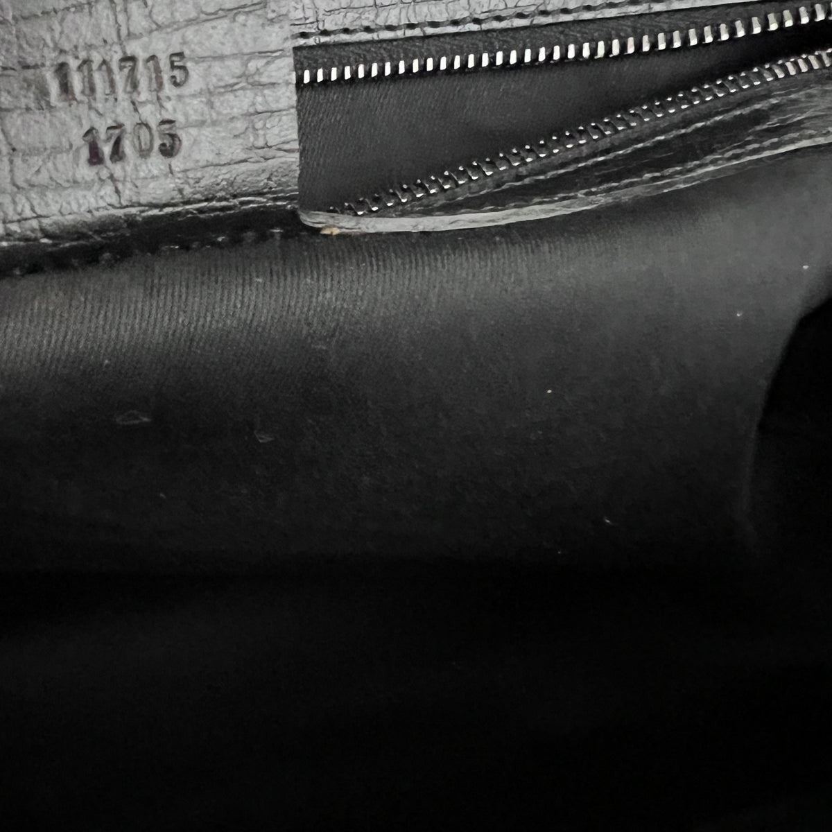 Sac GUCCI Bamboo Bullet toile et cuir noir