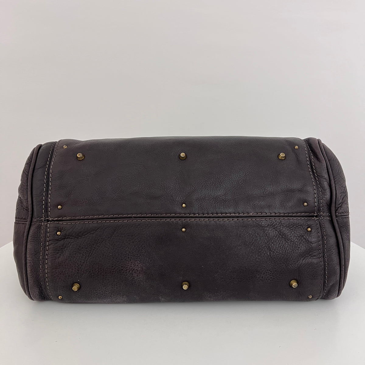 Sac CHLOÉ Paddington cuir grainé marron