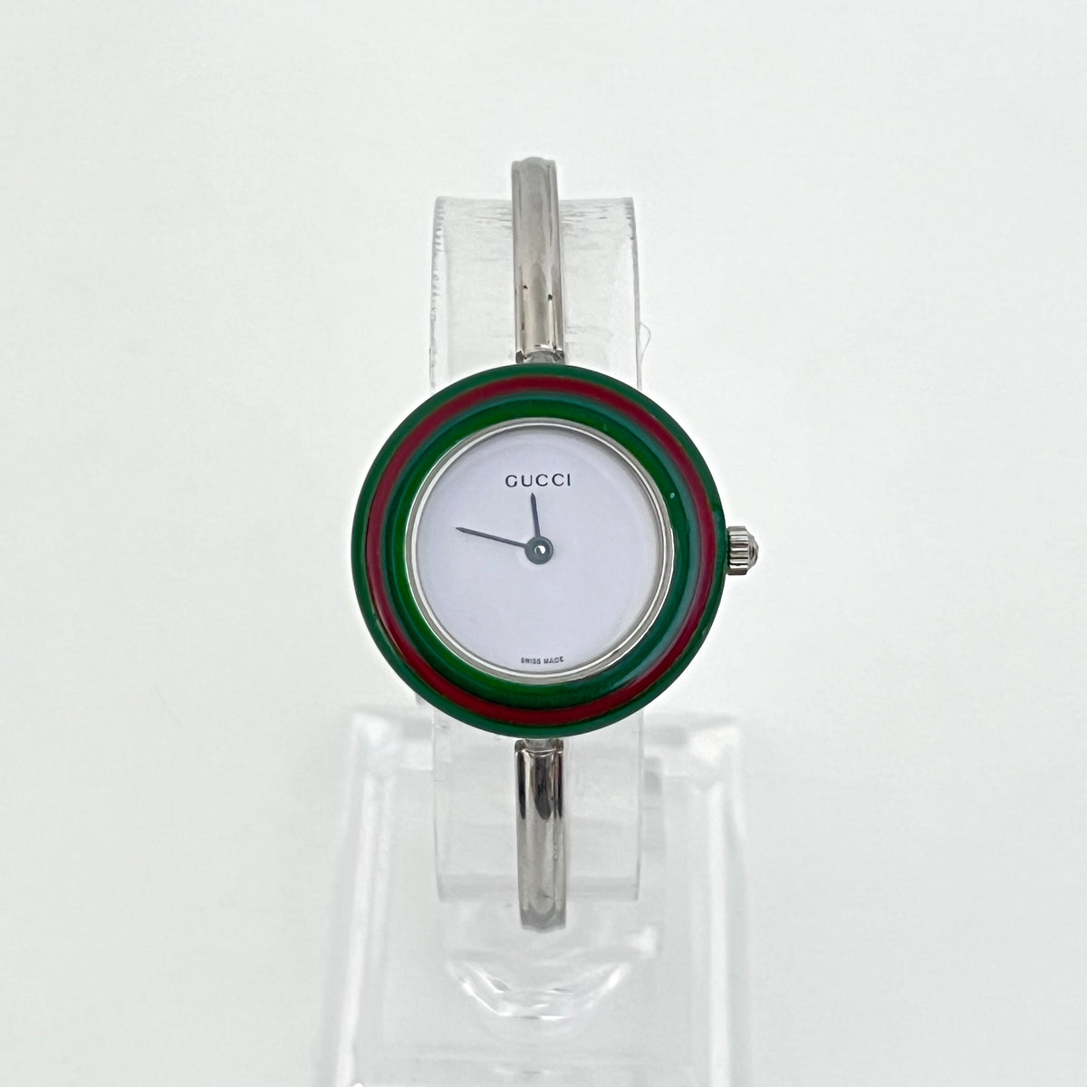 GUCCI Play silver steel watch
