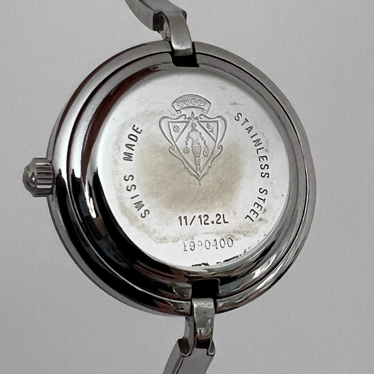 GUCCI Play silver steel watch