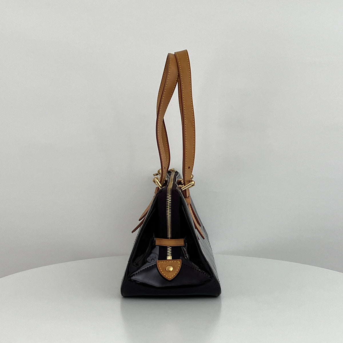 Sac LOUIS VUITTON Rosewood cuir verni violet vintage 2007