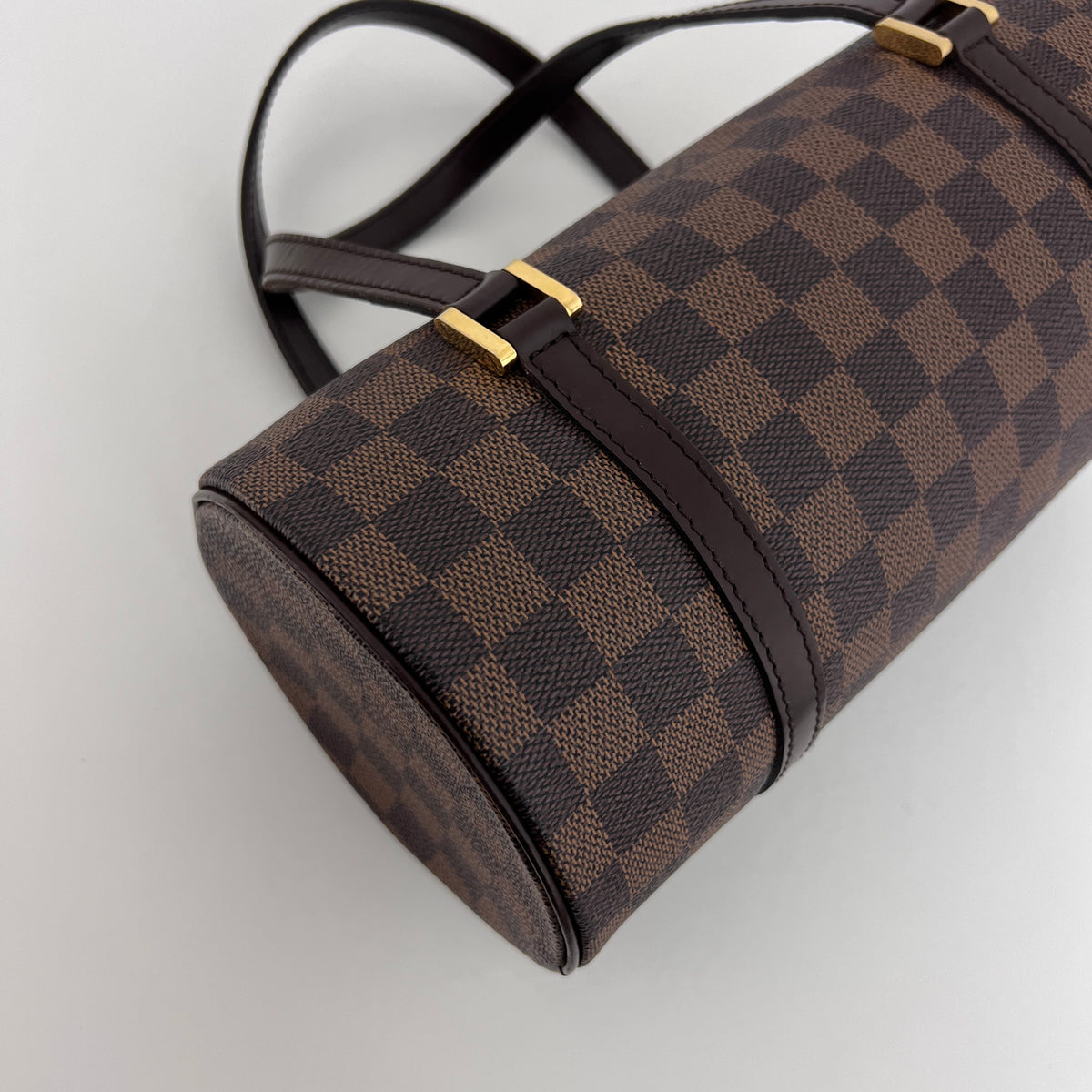 Sac LOUIS VUITTON Papillon toile et cuir marron vintage 2003