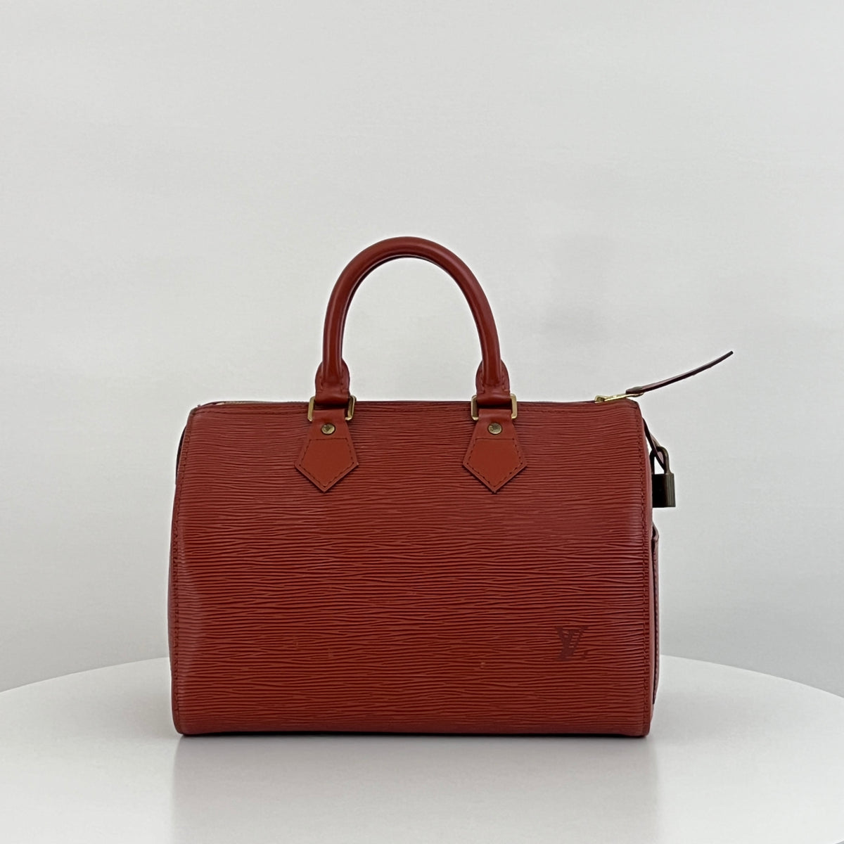Sac LOUIS VUITTON Speedy 25 cuir épi marron vintage 1994