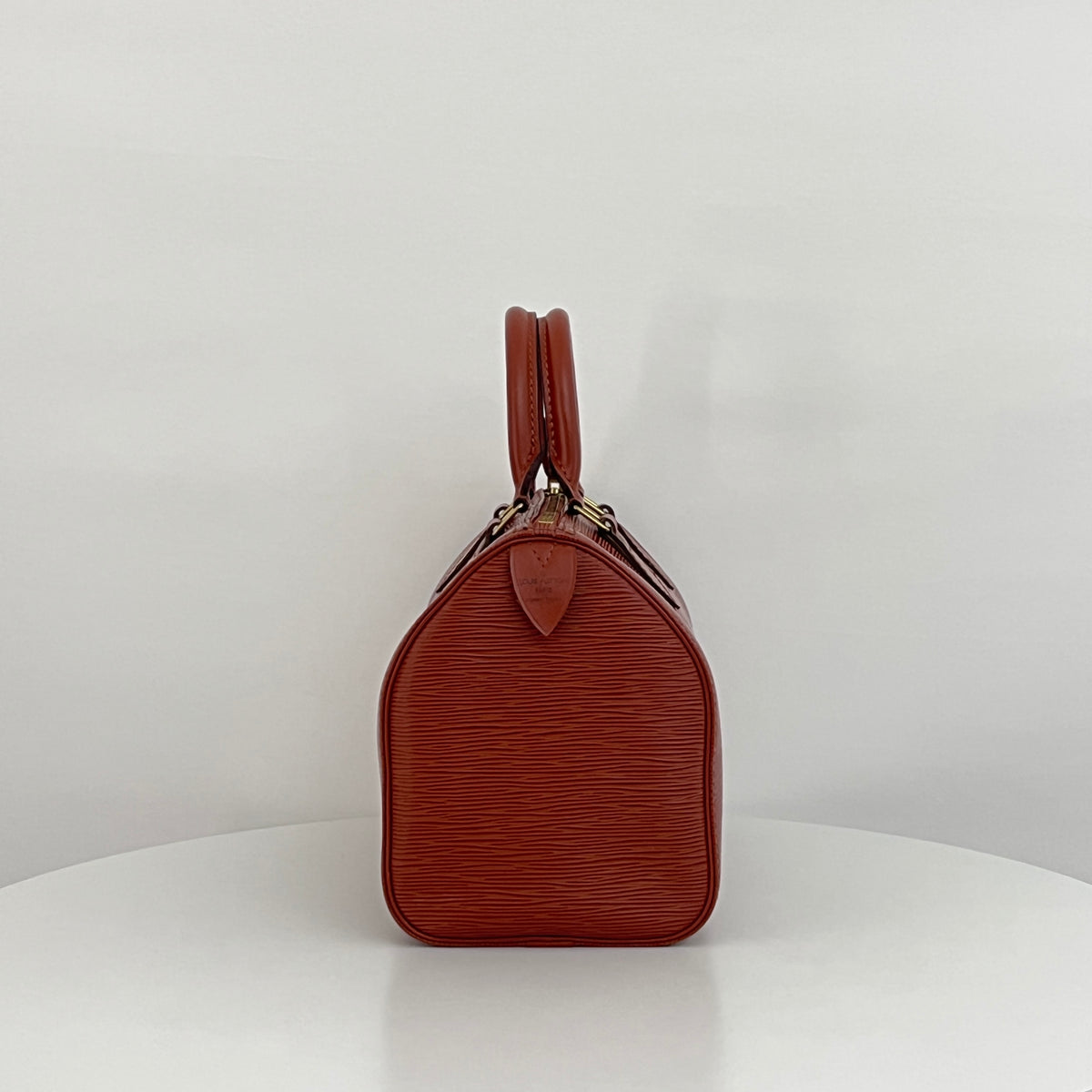 Sac LOUIS VUITTON Speedy 25 cuir épi marron vintage 1994