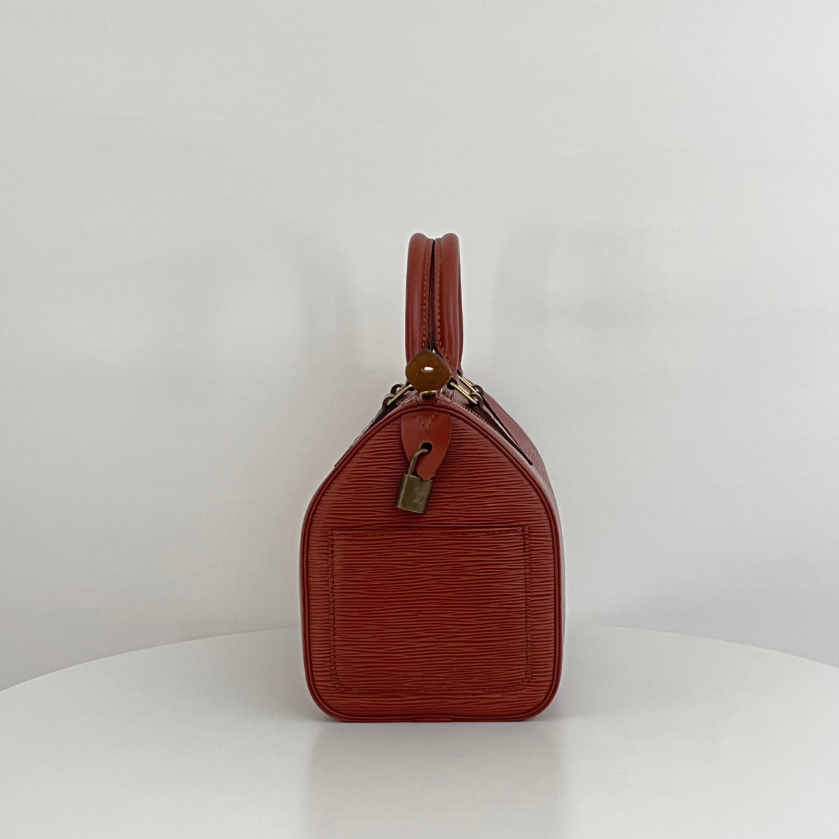 Sac LOUIS VUITTON Speedy 25 cuir épi marron vintage 1994
