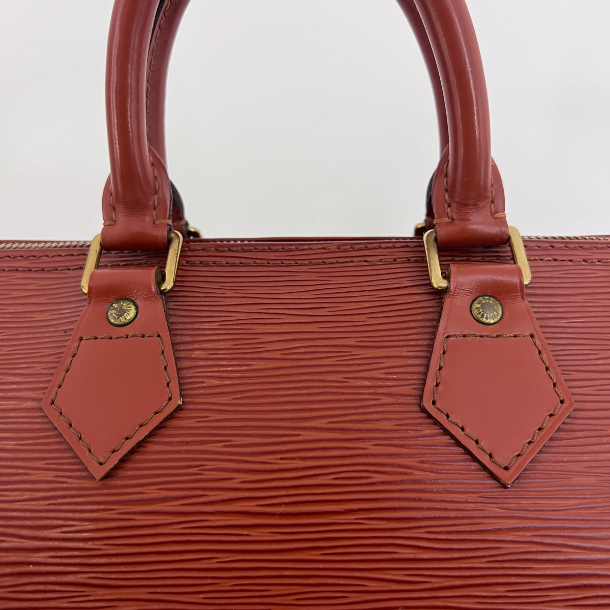 Sac LOUIS VUITTON Speedy 25 cuir épi marron vintage 1994