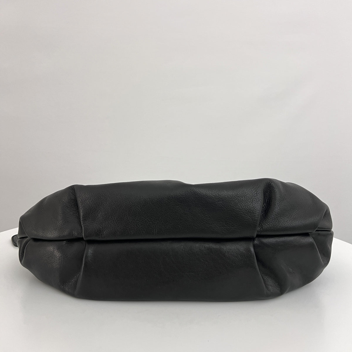 Sac PRADA Hobo Buckle cuir lisse noir