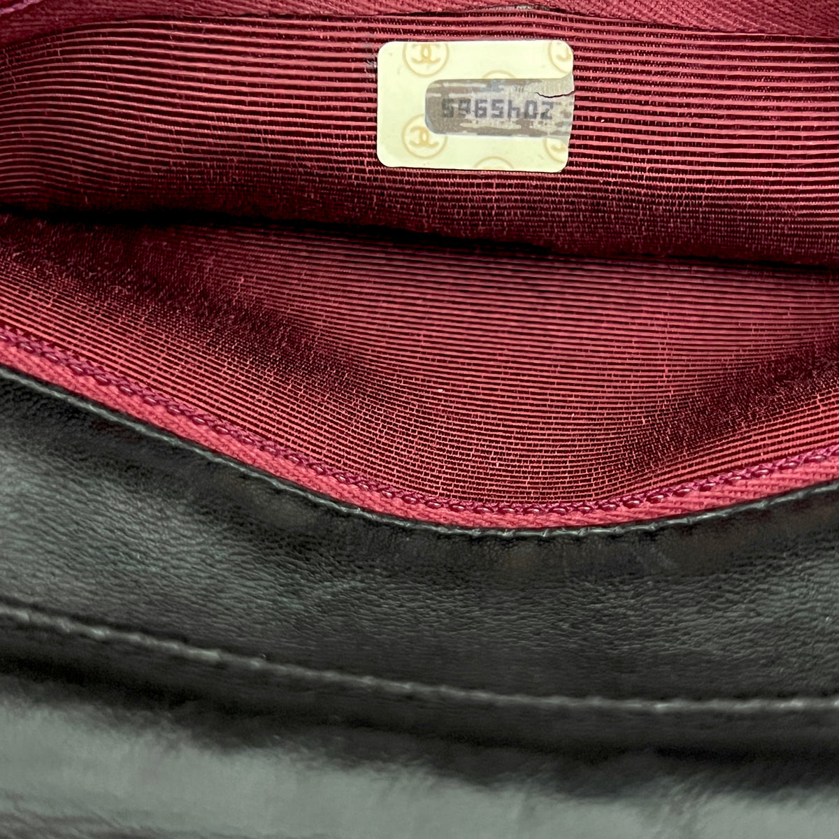 Sac à bandoulière CHANEL Chevron Single Flap cuir d'agneau noir vintage 1991-1994