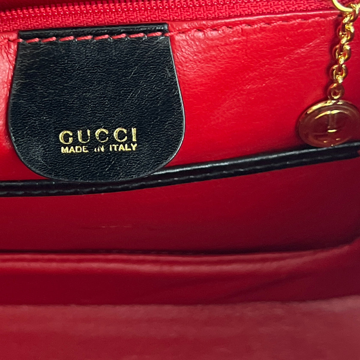 GUCCI Bamboo 1947 Small black smooth leather shoulder bag