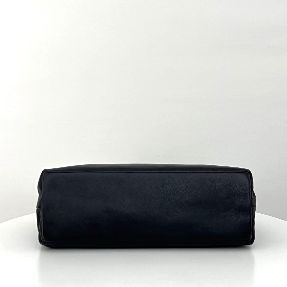 Sac CHANEL Tote Top Handle cuir caviar noir vintage 2003-2004