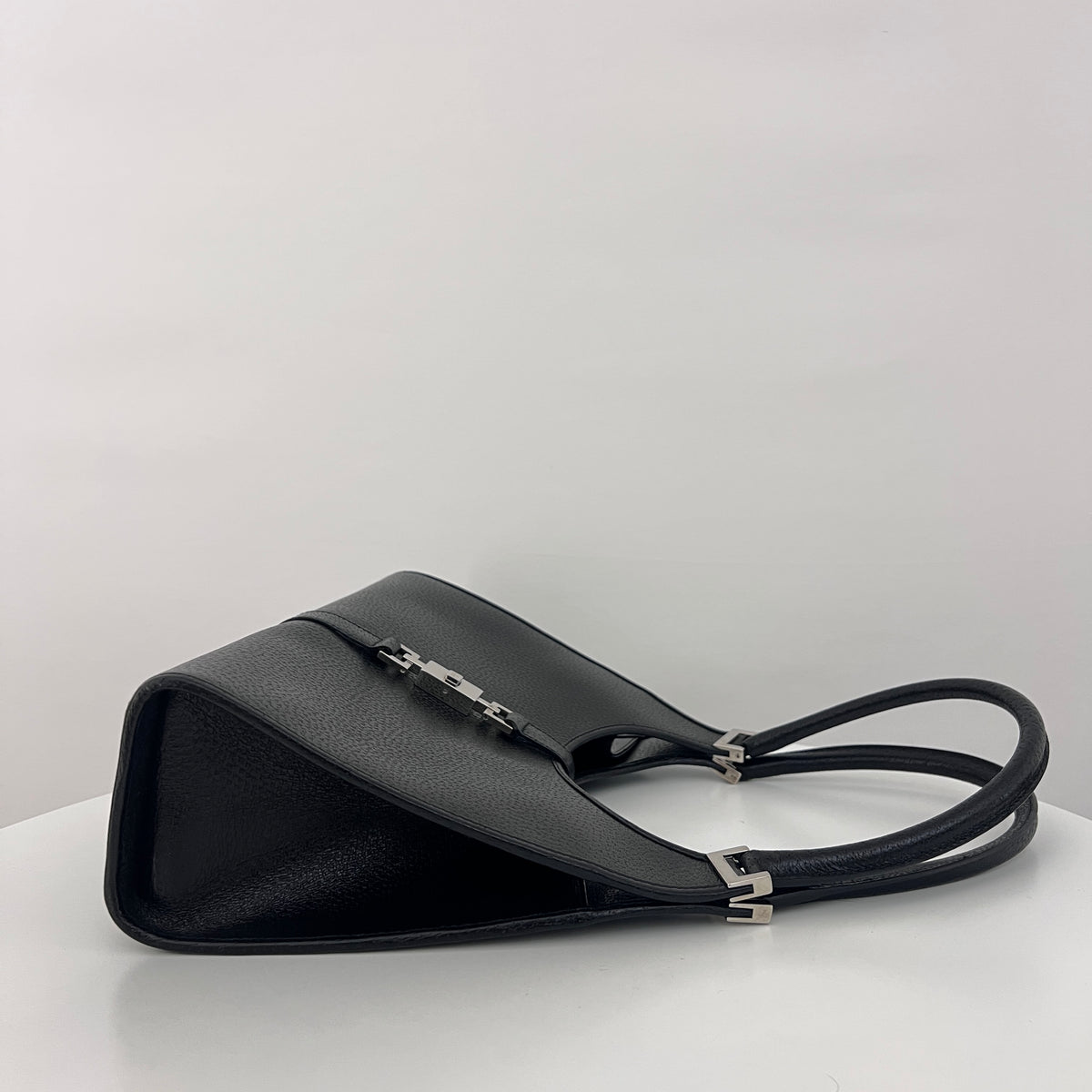Sac GUCCI Jackie cuir grainé noir