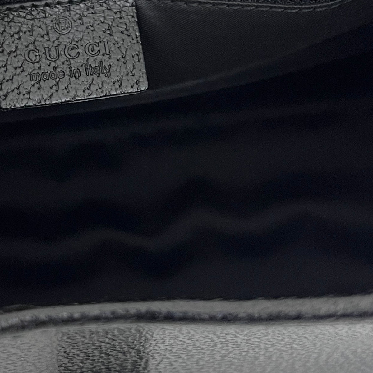Sac GUCCI Jackie cuir grainé noir
