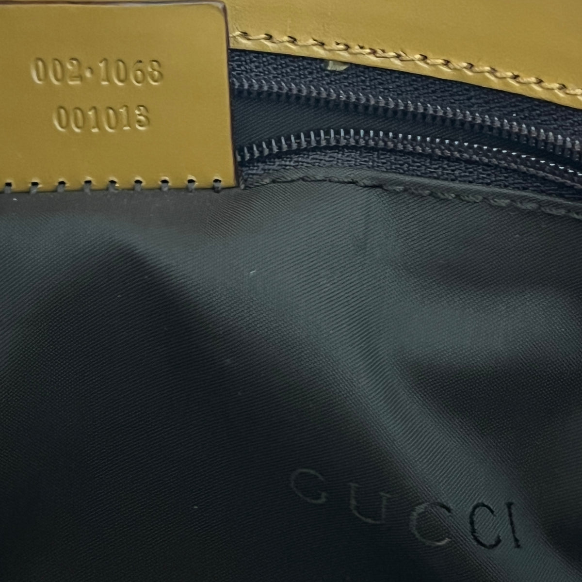 Sac GUCCI Jackie Small toile et cuir beige
