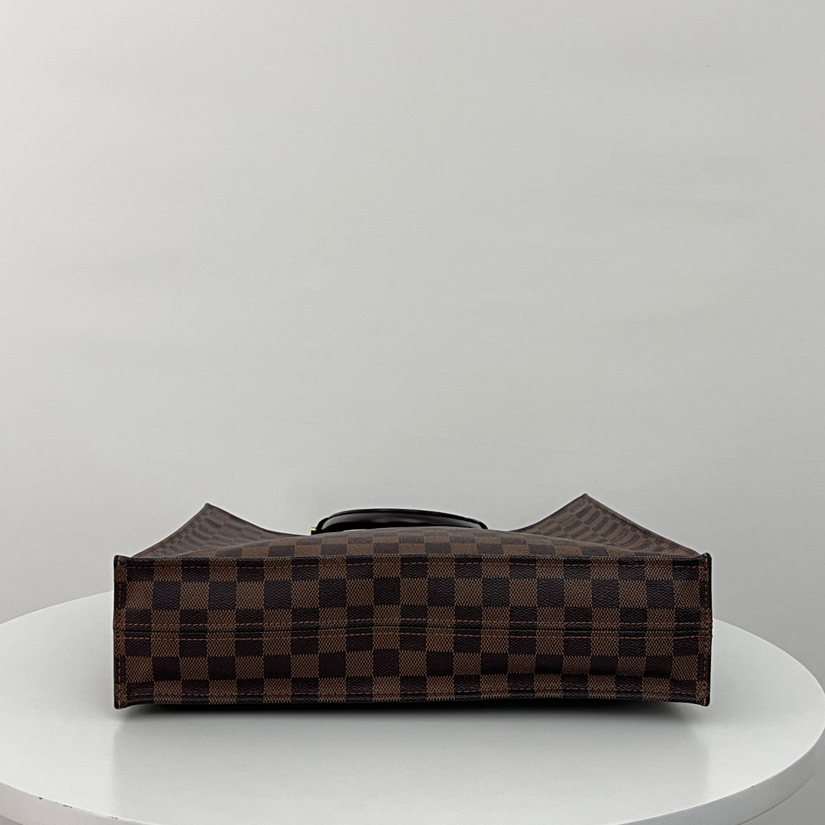 Sac LOUIS VUITTON Sac Plat toile et cuir marron vintage 2005