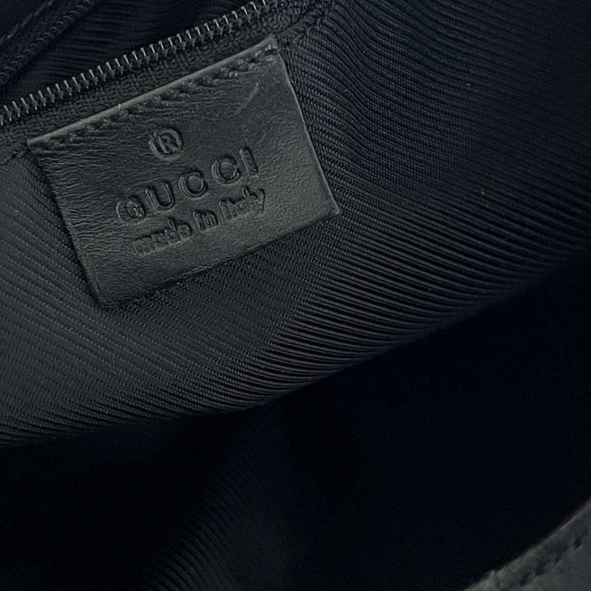 Sac GUCCI Jackie toile et cuir noir