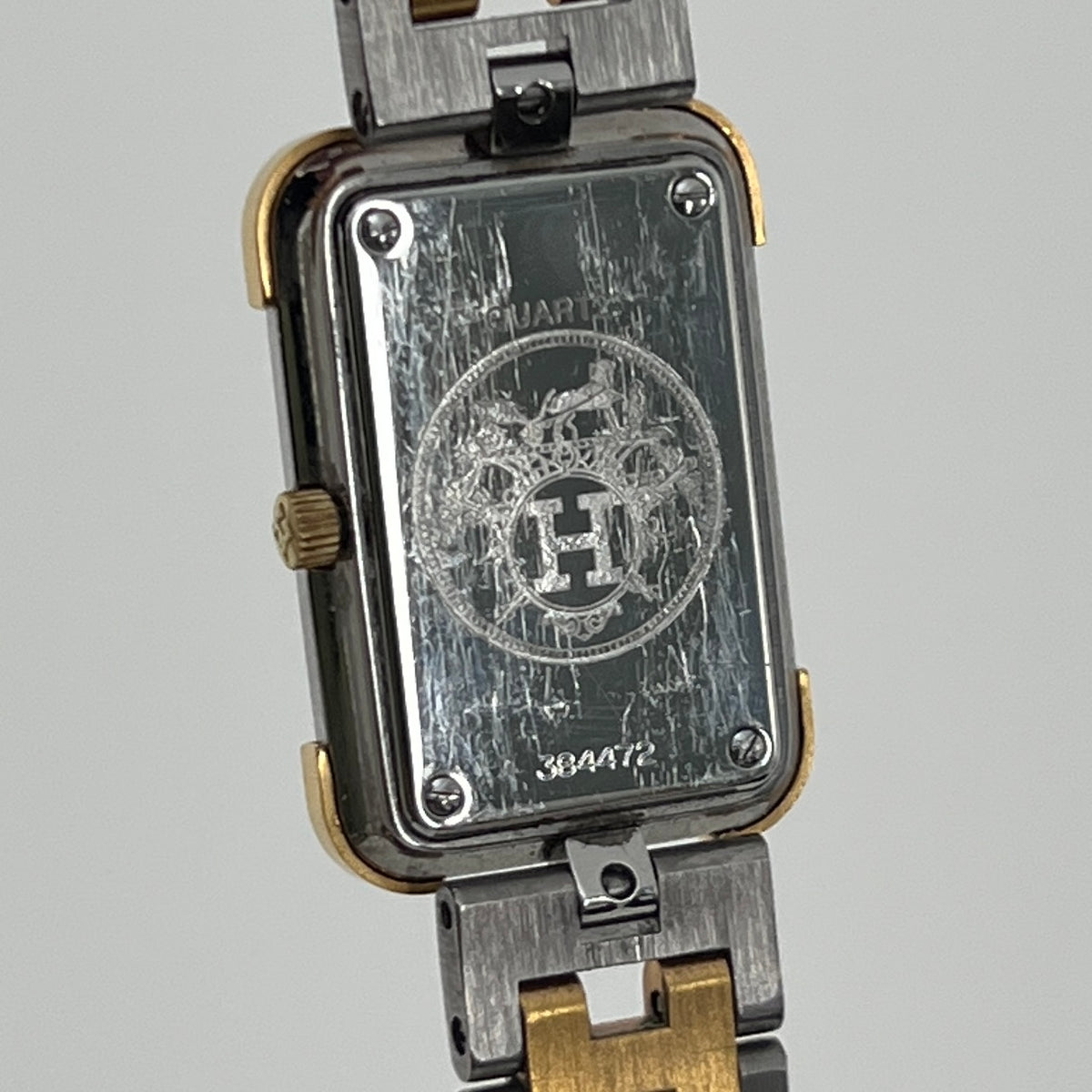 HERMÈS Croisière watch in two-tone steel