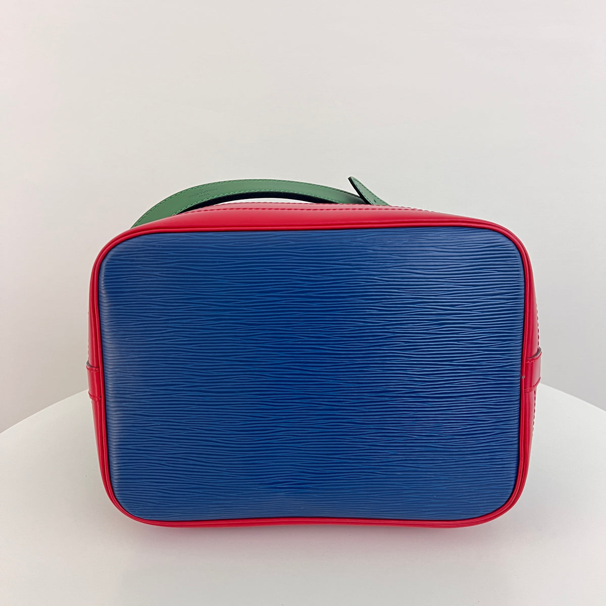 Sac LOUIS VUITTON Noé Grand cuir épi tricolore vintage 1992