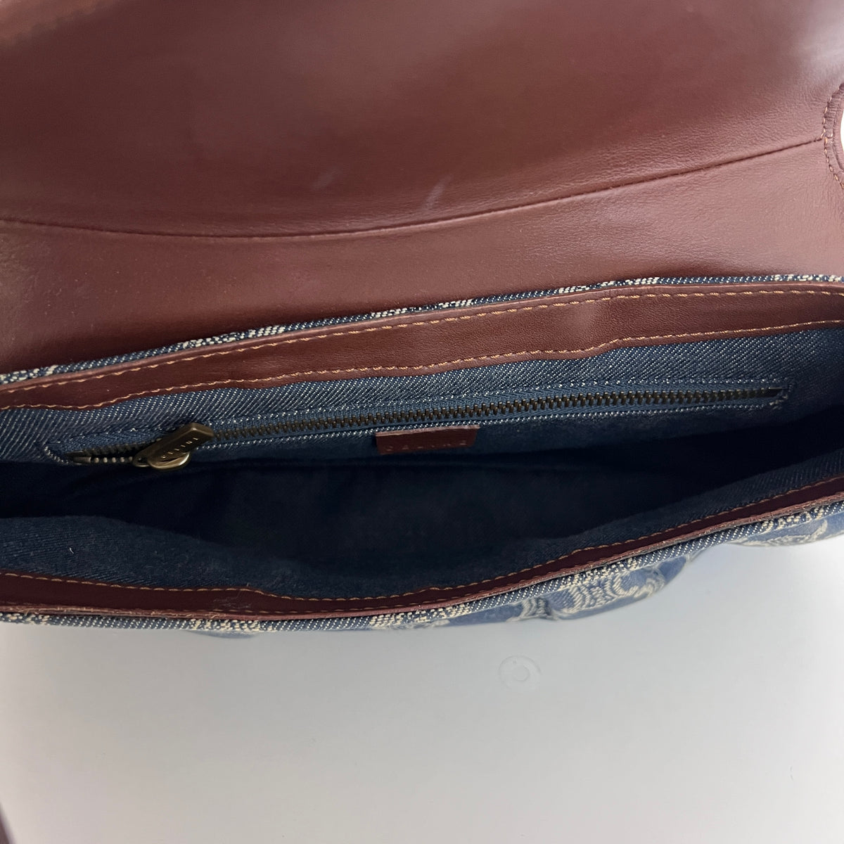 Sac CELINE Macadam MM denim bleu