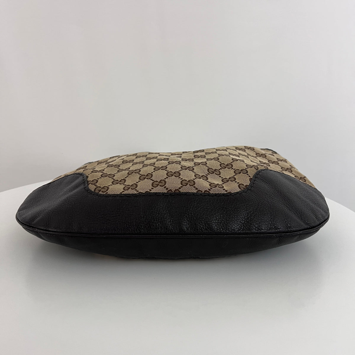 Sac GUCCI Charlotte toile et cuir marron