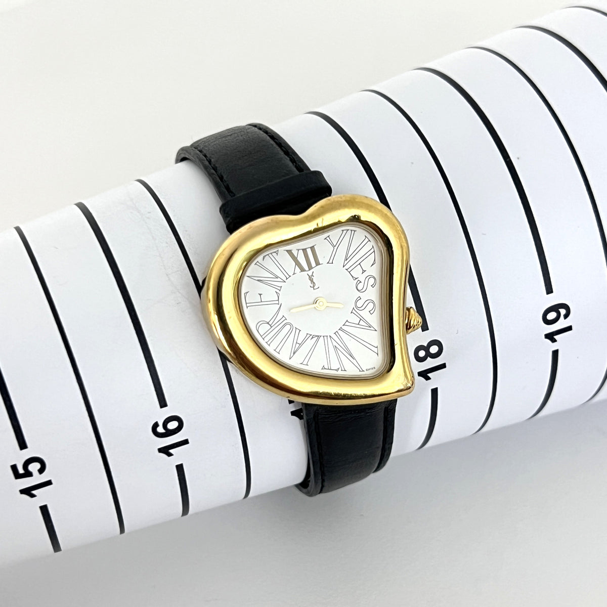 Montre YVES SAINT LAURENT Heart plaqué or doré