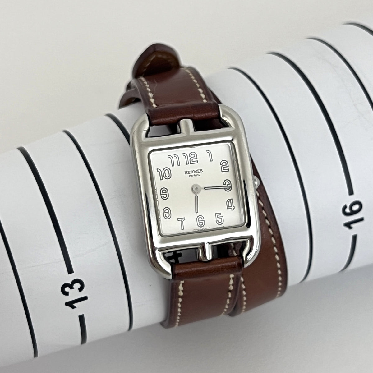 Montre HERMÈS Cape Cod acier argenté