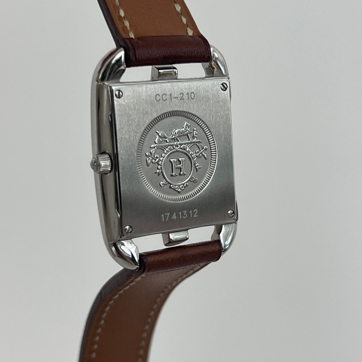 Montre HERMÈS Cape Cod acier argenté