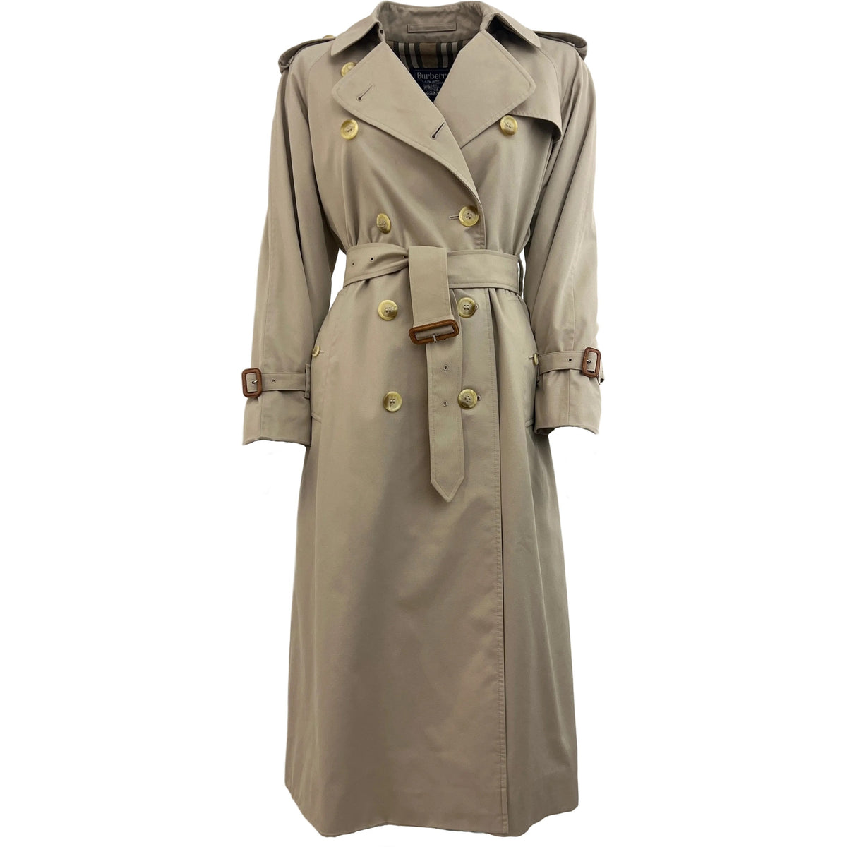 Trench BURBERRY S coton beige Chelsea Circa 1990