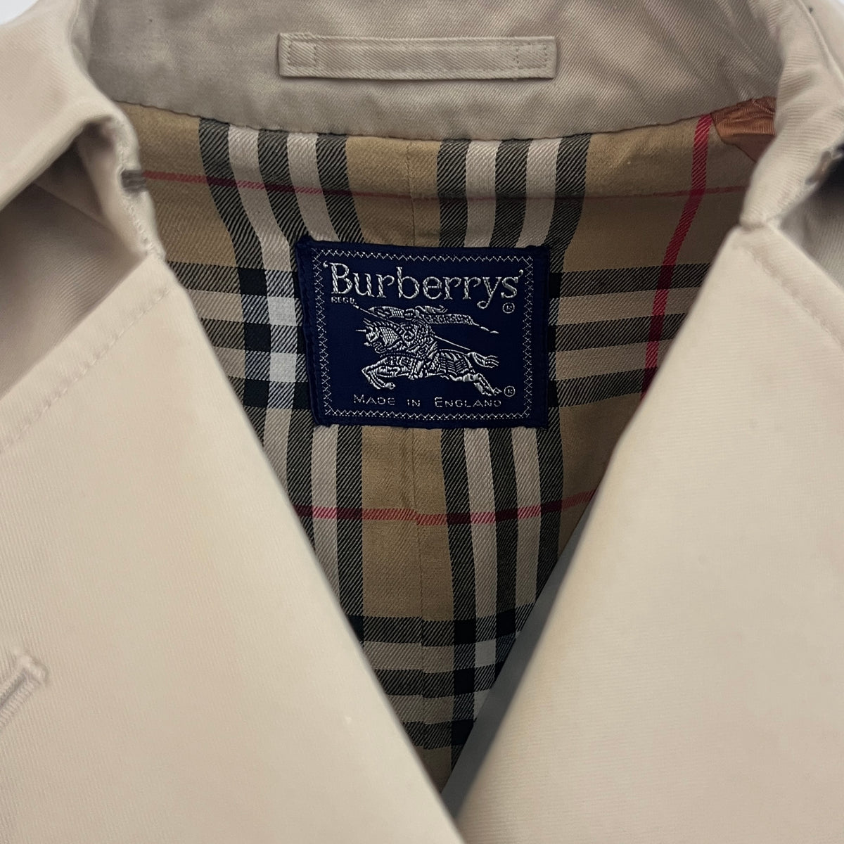 Trench BURBERRY S coton beige Chelsea Circa 1990