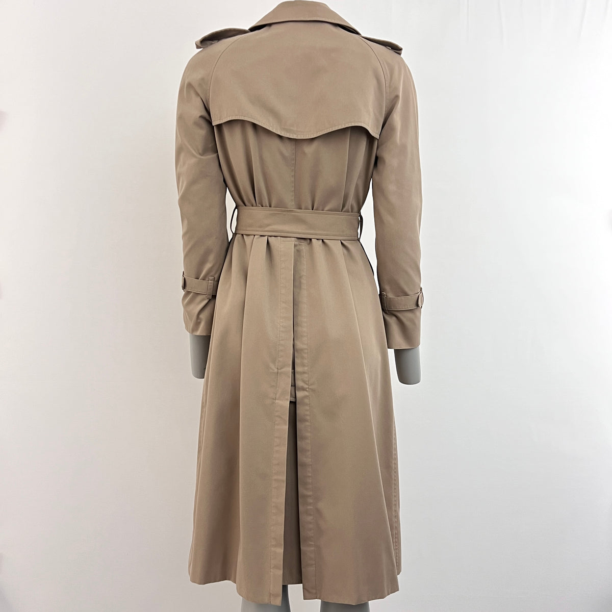 Trench BURBERRY XS coton beige Chelsea Circa 1990