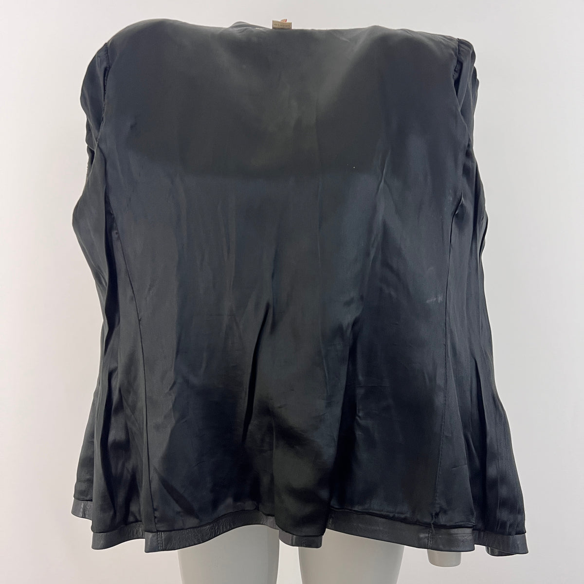 Yves Saint Laurent Rive Gauche veste blazer en cuir Noir vintage Circa 1980-1990
