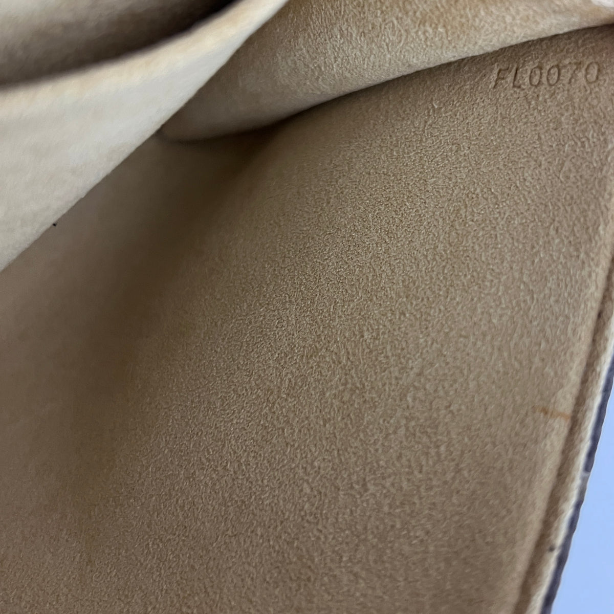 LOUIS VUITTON Twin GM Shoulder Bag in brown canvas and leather vintage 2000