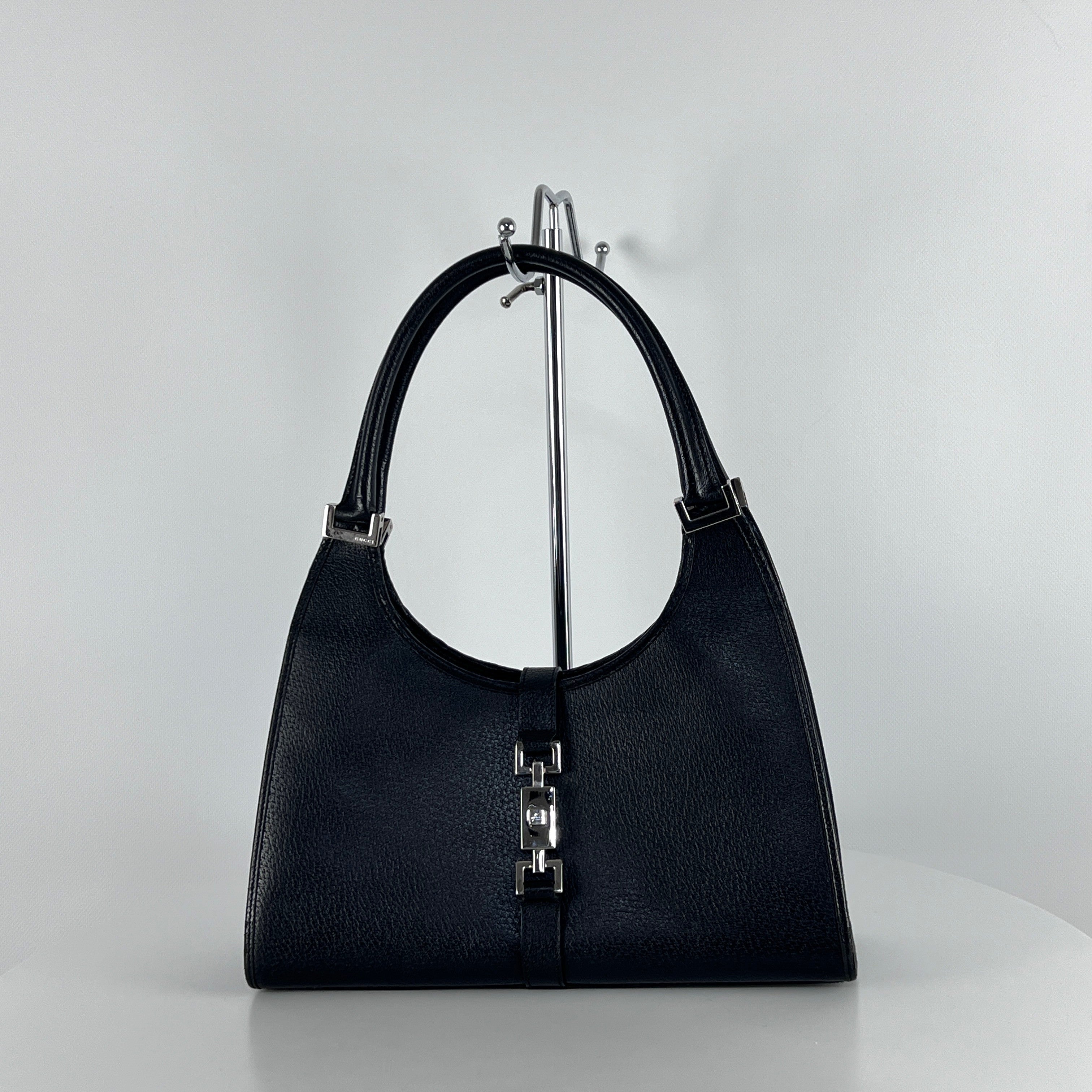 Sac à main GUCCI Jackie cuir noir