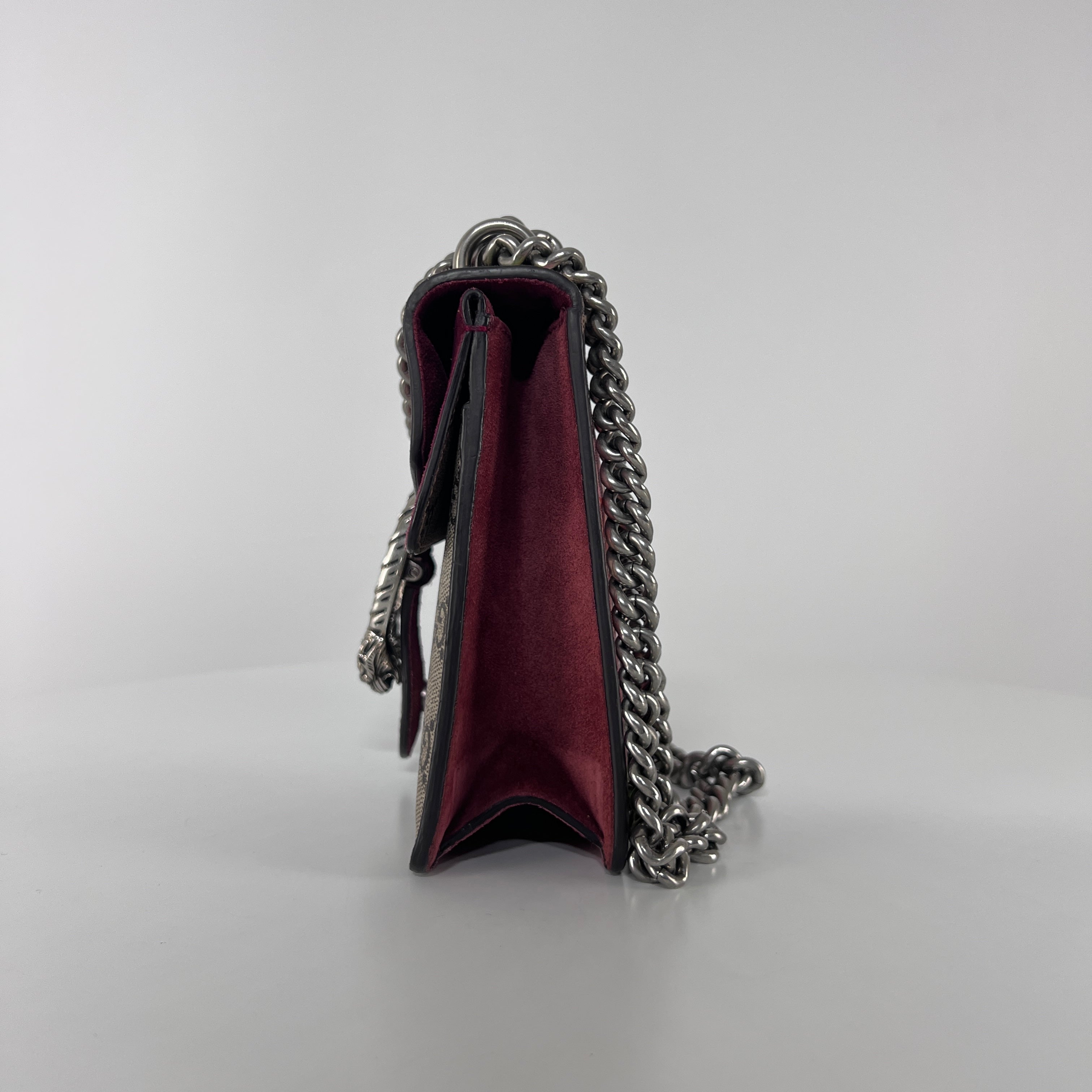 Sac à main GUCCI Dionysus toile et cuir marron