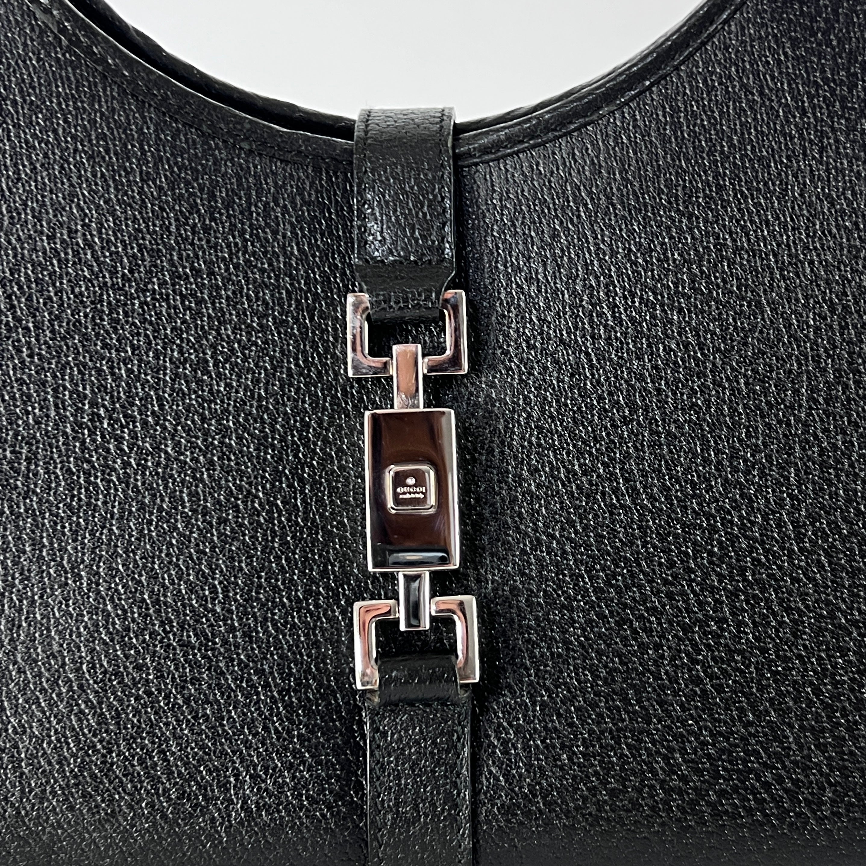 Sac à main GUCCI Jackie cuir noir