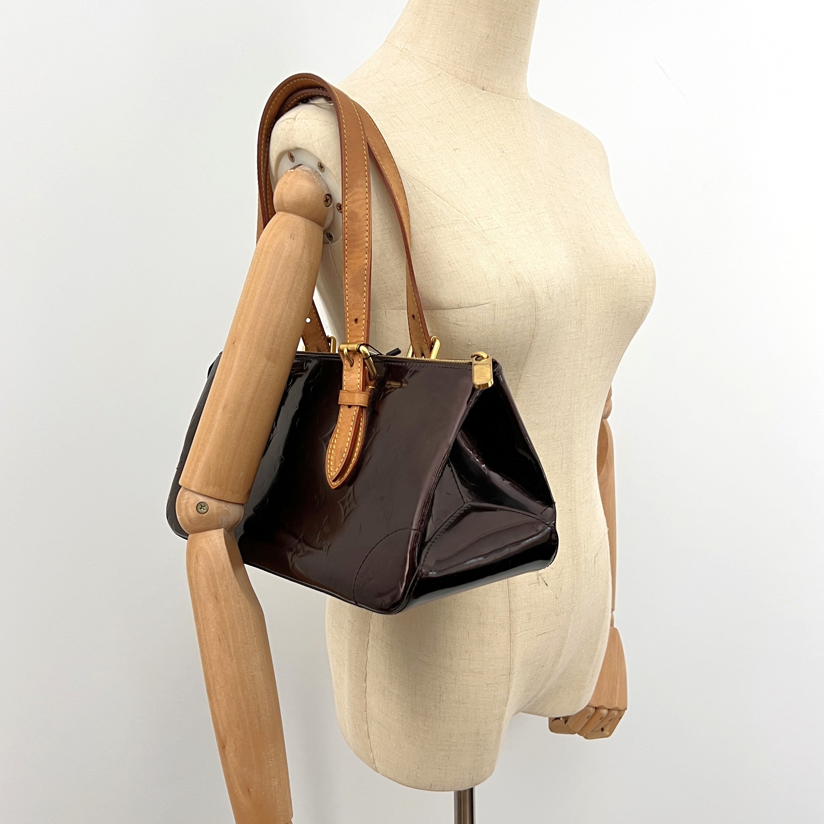 Sac LOUIS VUITTON Rosewood cuir verni violet