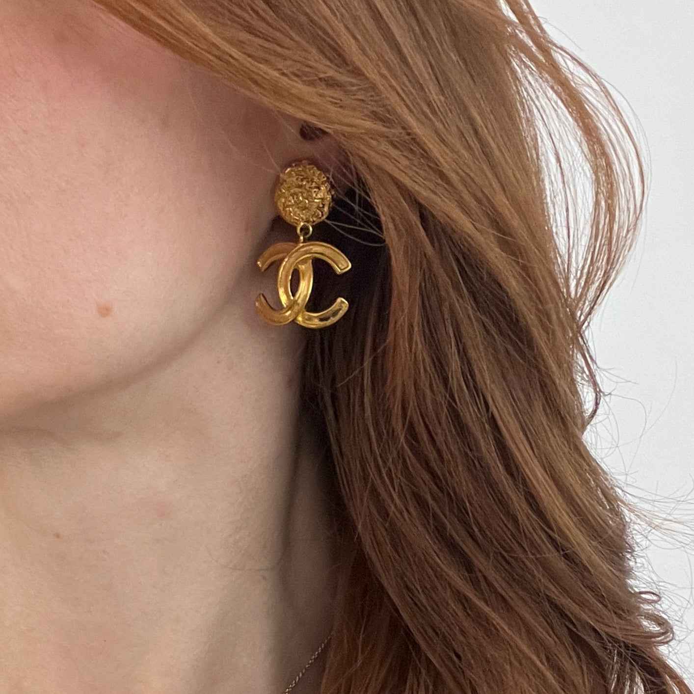 CHANEL CC Clip-On Earrings 1995 Collection