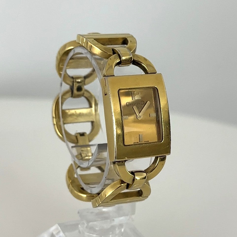 Montre DIOR Malice métal dorée
