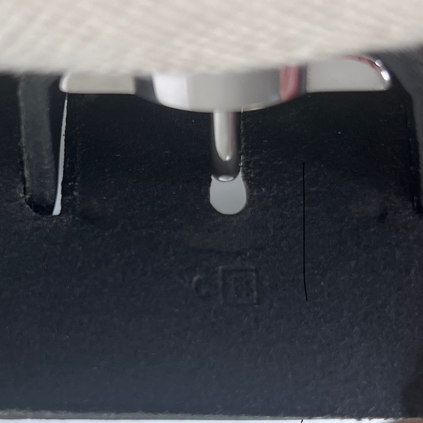 HERMÈS Herbag canvas and black leather handbag