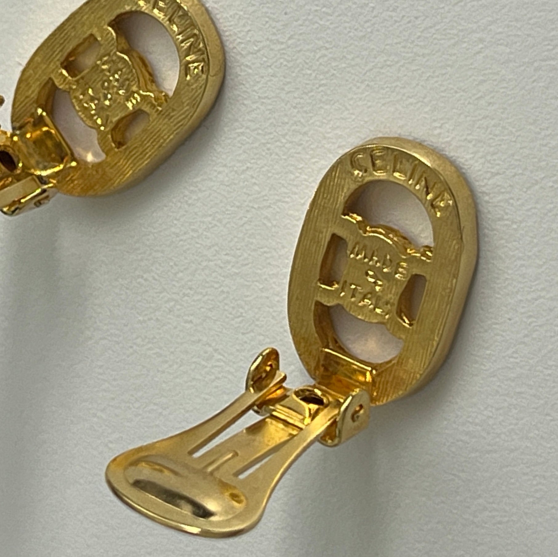 CELINE Triomphe Earrings