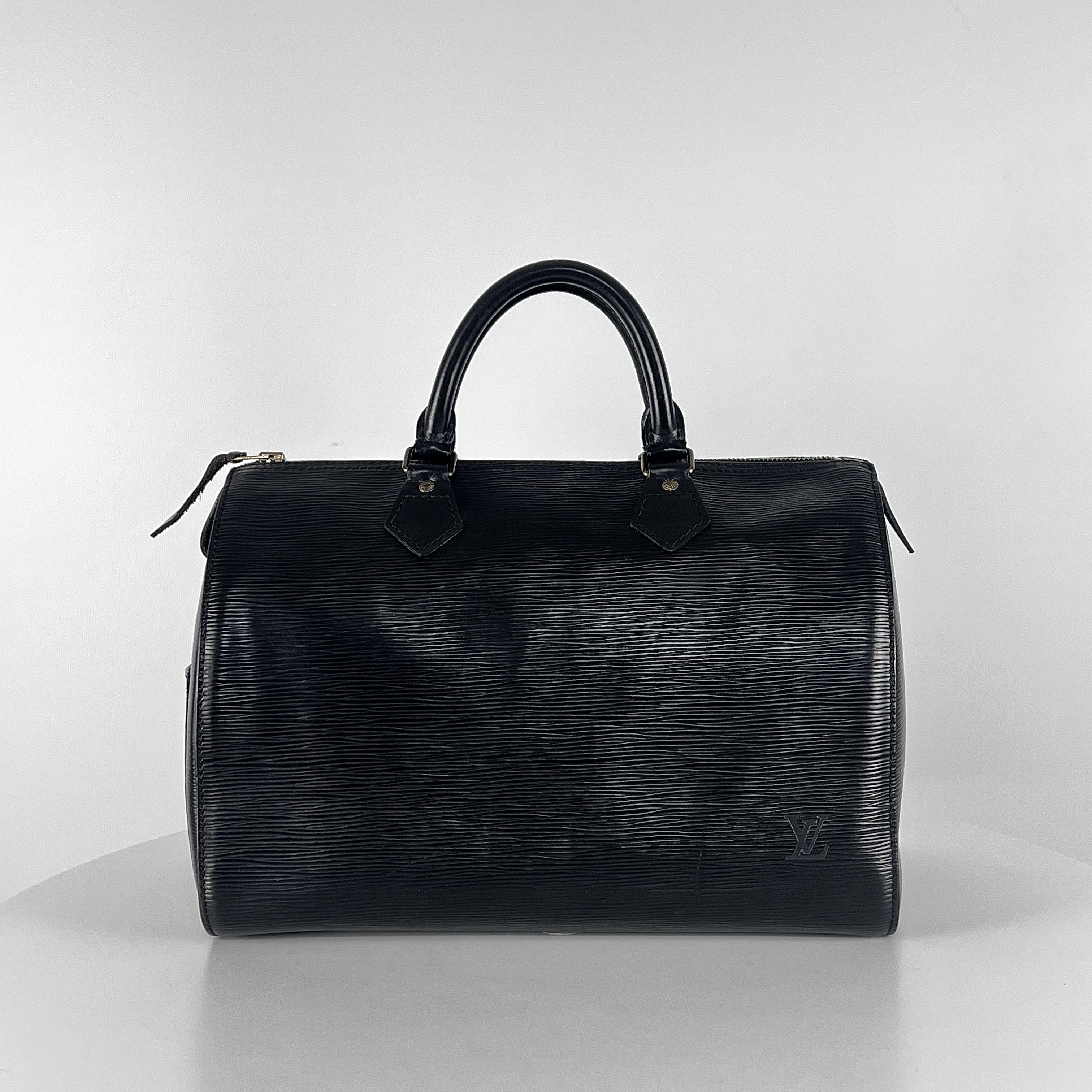 Sac à main LOUIS VUITTON Speedy 30 cuir noir
