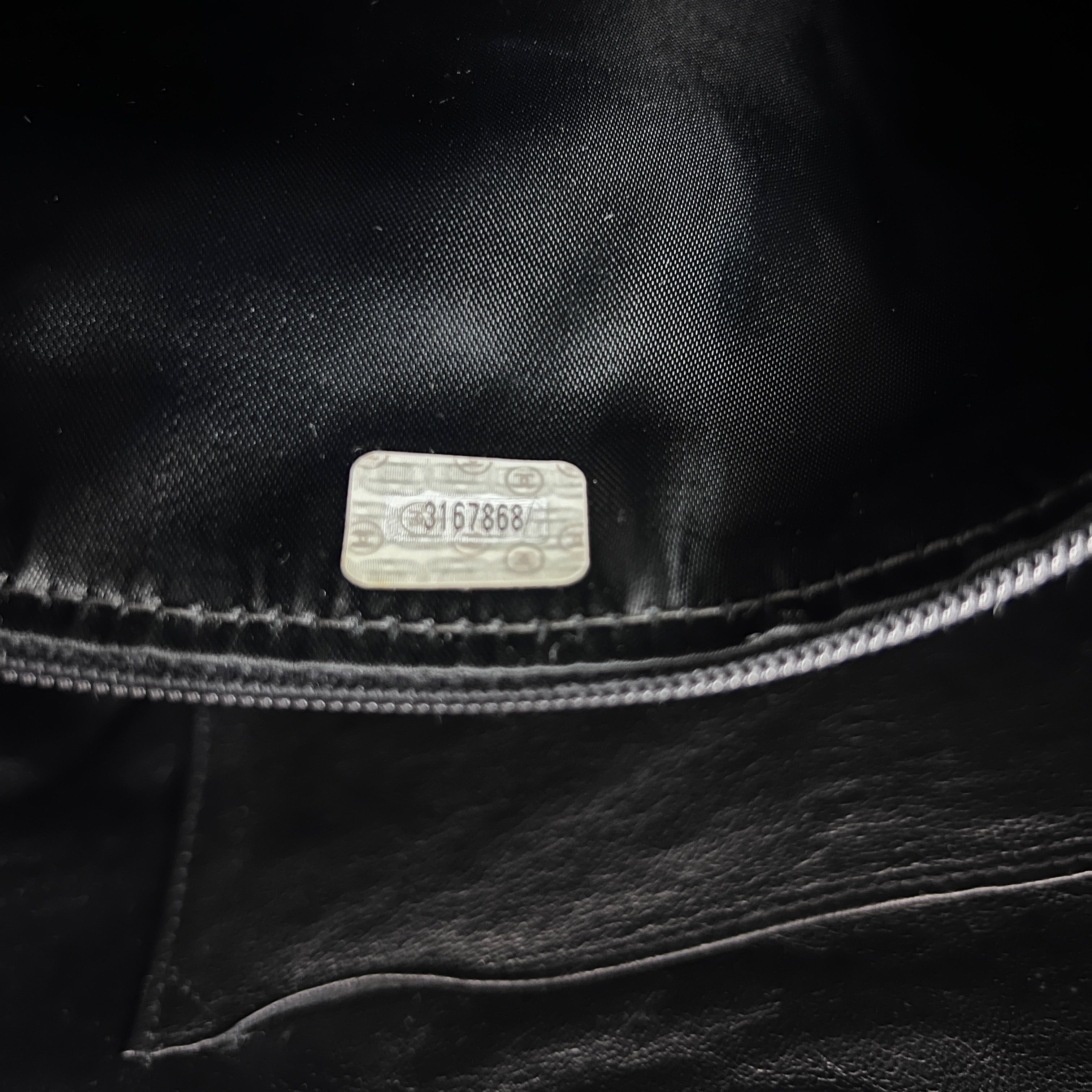 Sac à main CHANEL Camera Bag cuir d'agneau noir