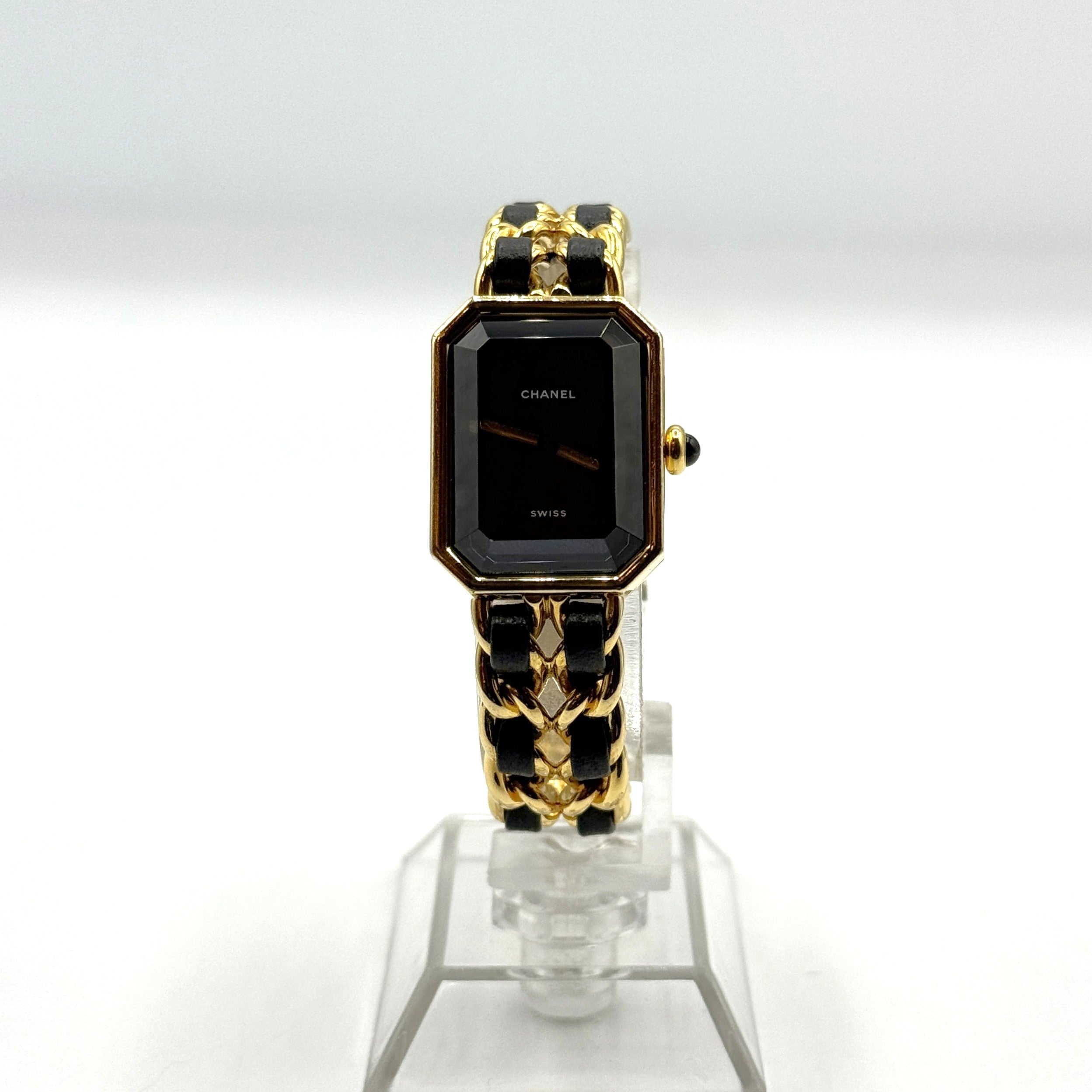 Montre CHANEL Première plaqué or dorée