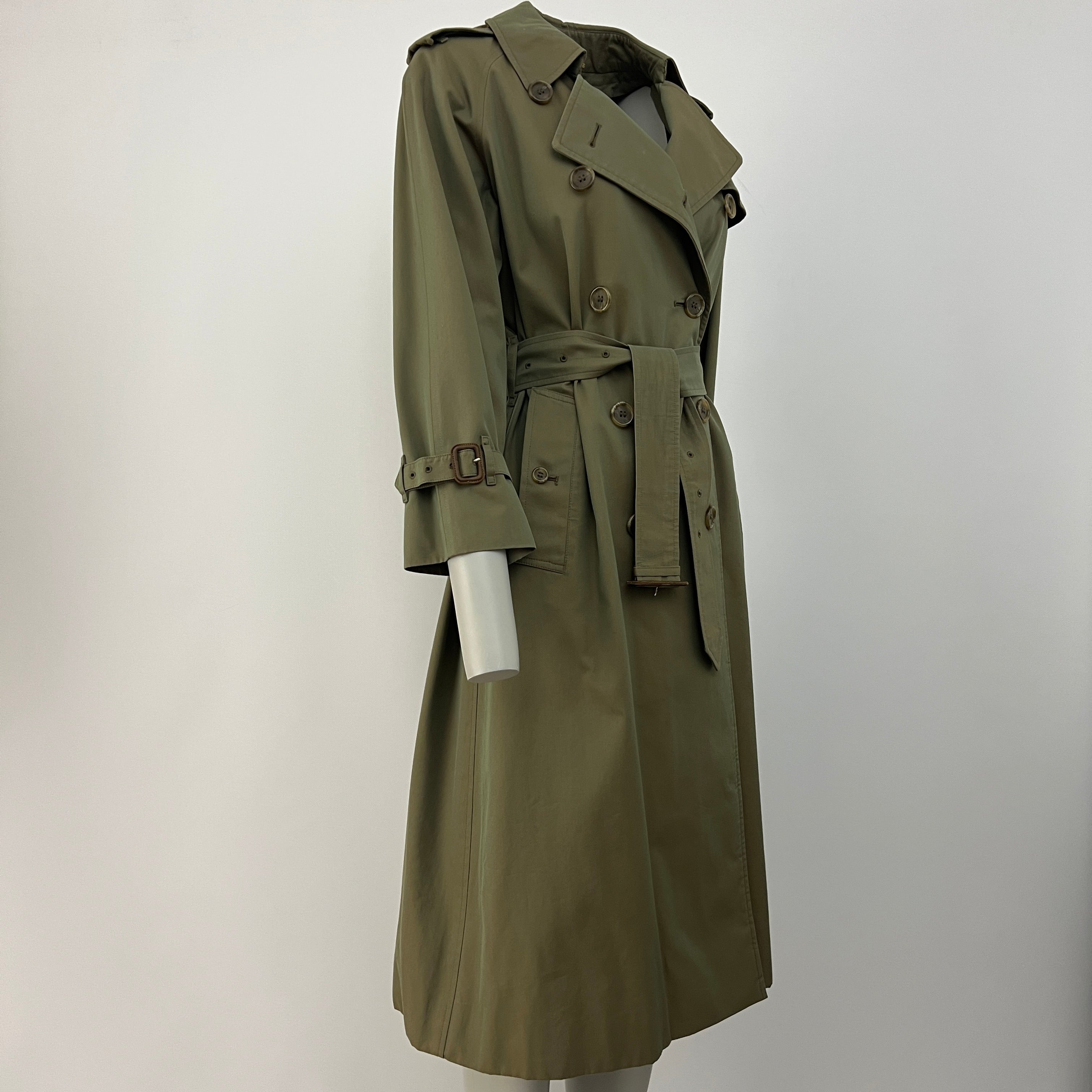 Trench BURBERRY S coton kaki