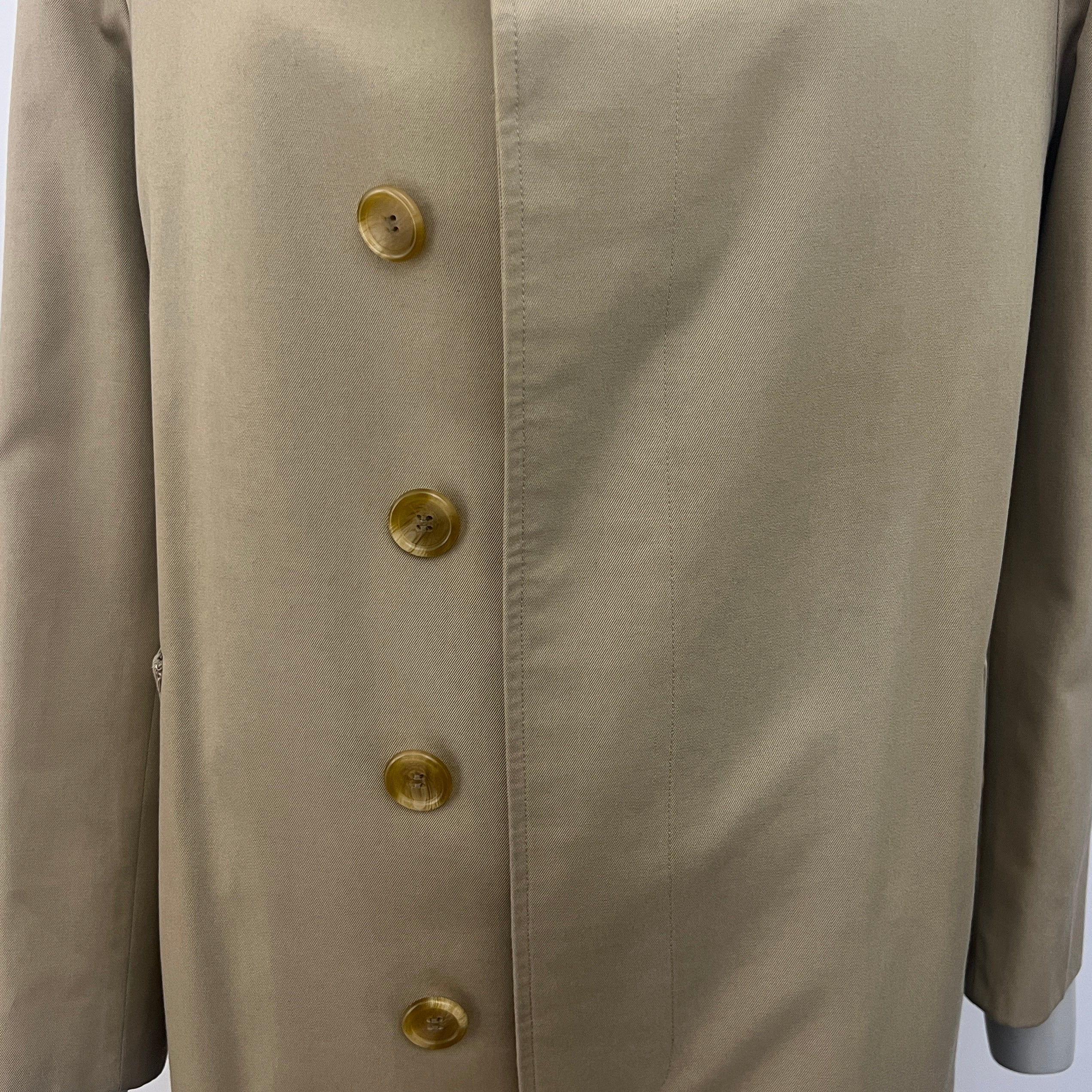 BURBERRY M beige cotton trench coat