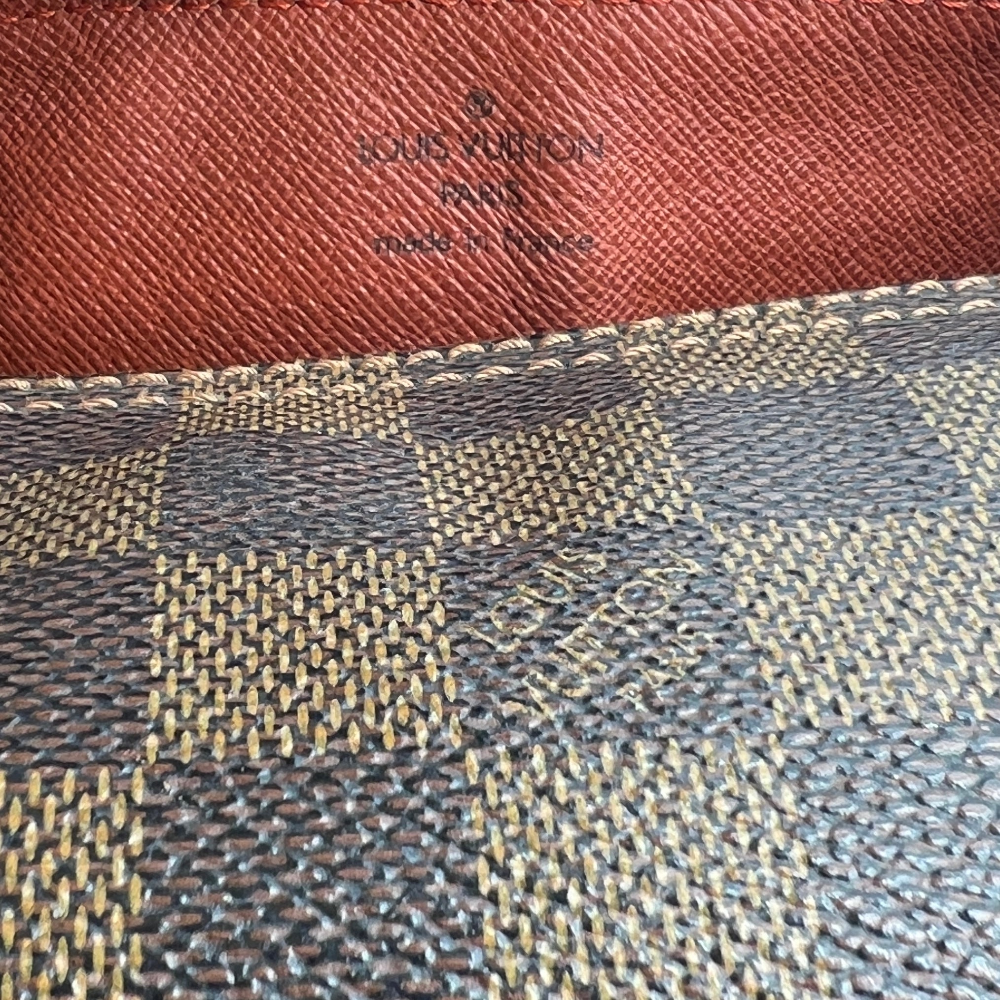 Sac à main LOUIS VUITTON Papillon toile et cuir marron