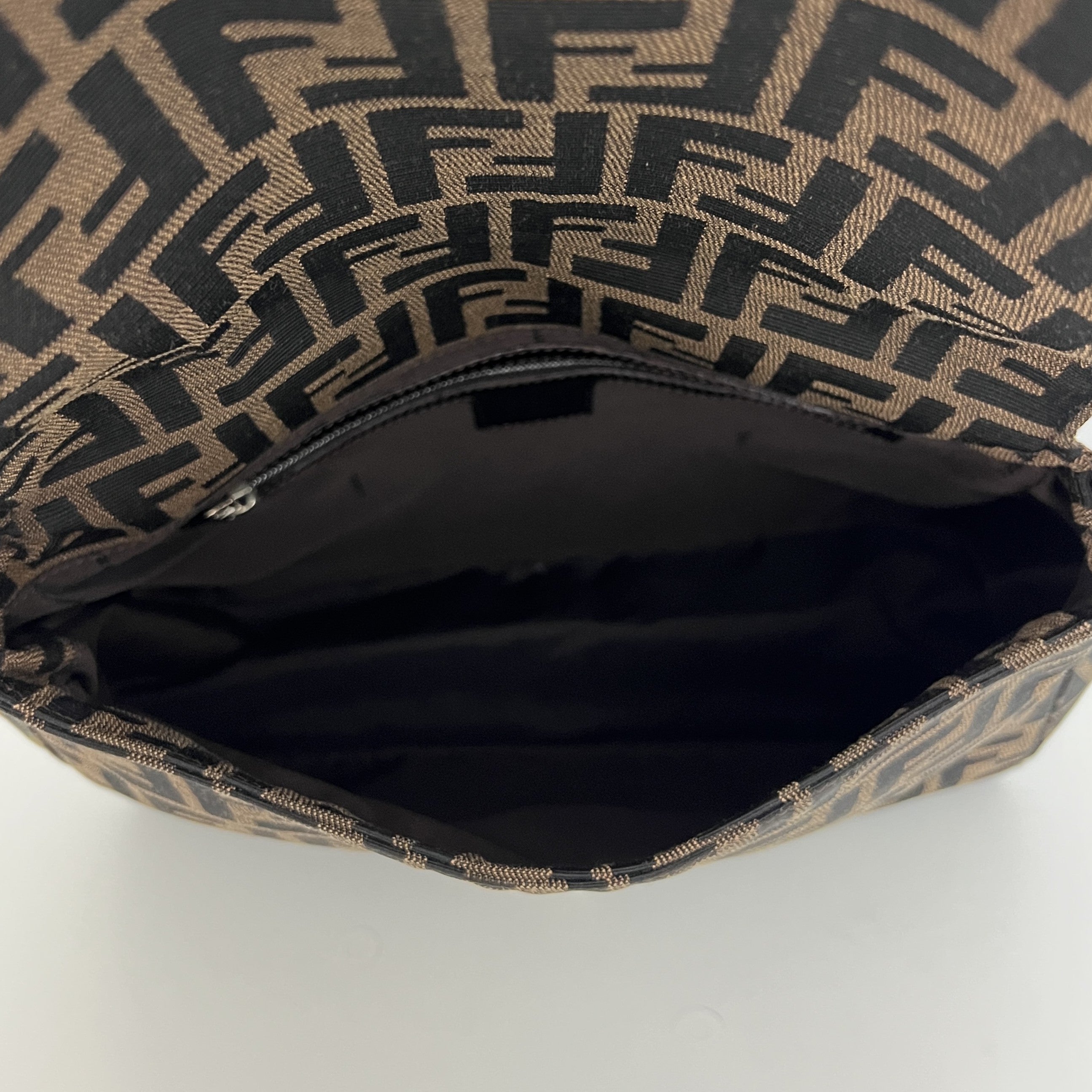 Sac FENDI Mamma toile et cuir marron