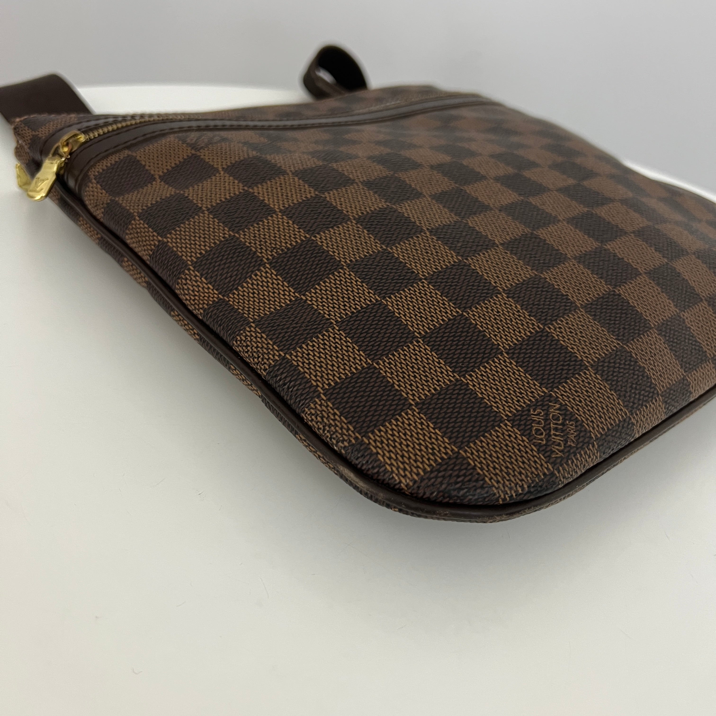 LOUIS VUITTON Bosphore Shoulder Bag in brown canvas and leather