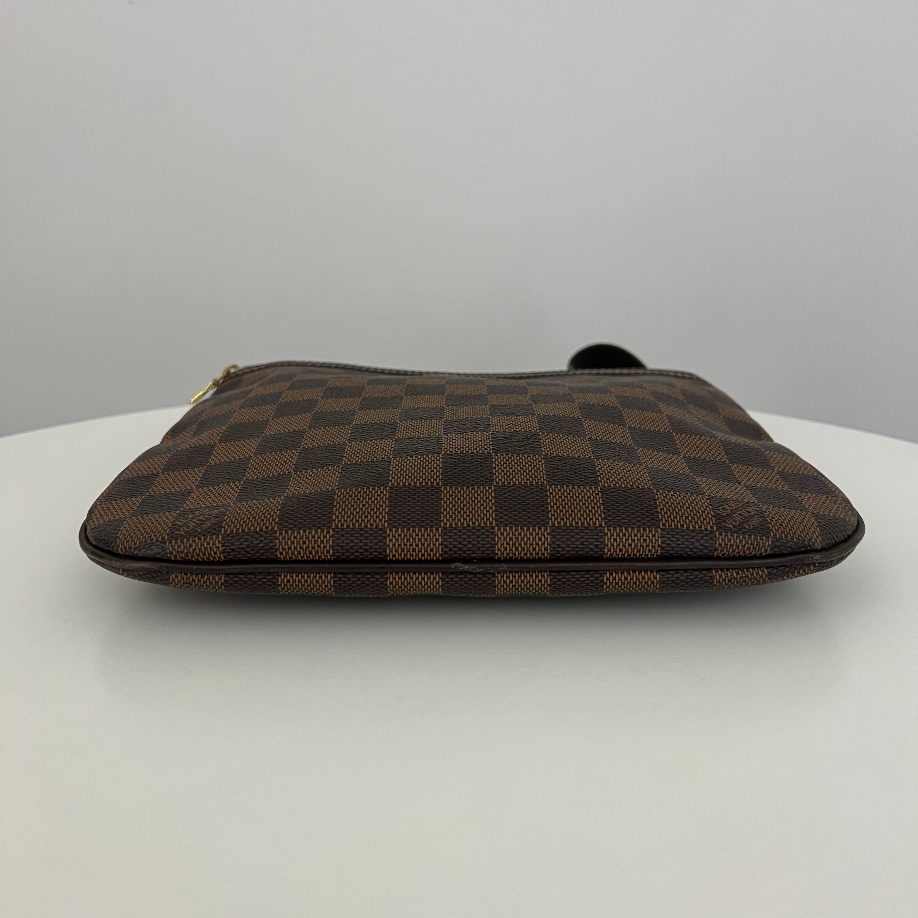LOUIS VUITTON Bosphore Shoulder Bag in brown canvas and leather